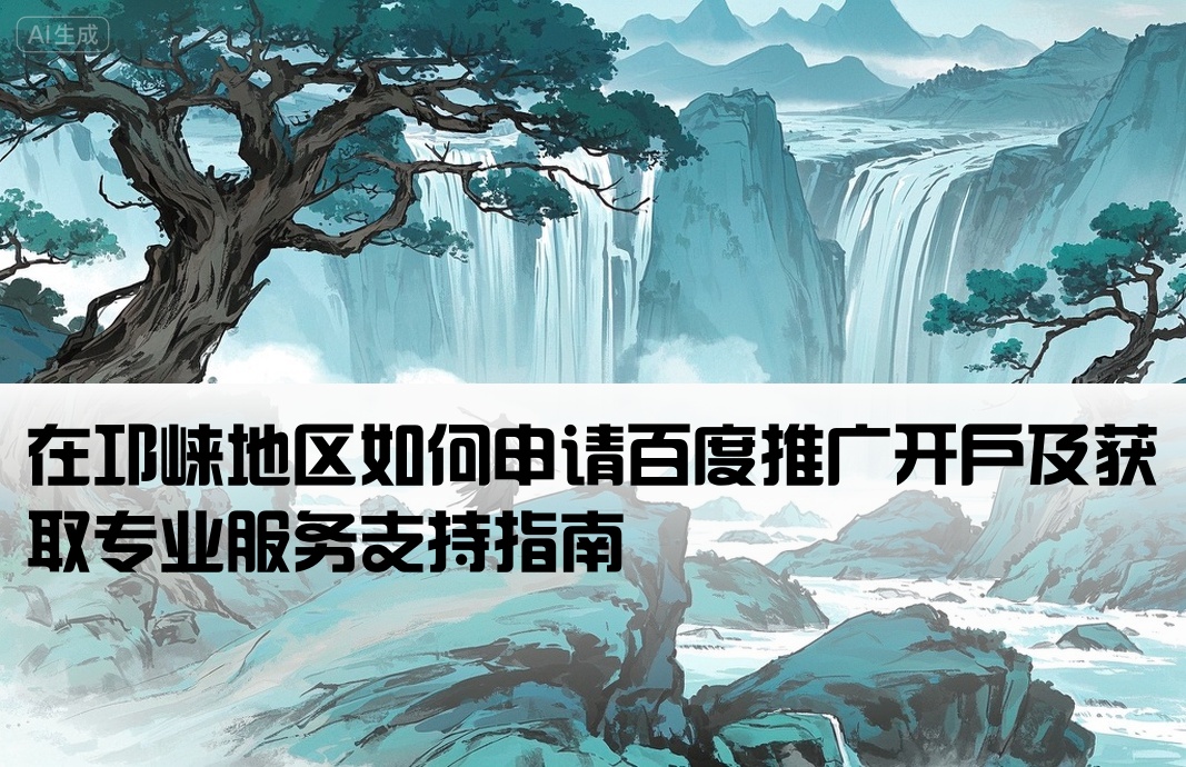 邛崍百度網絡推廣開戶