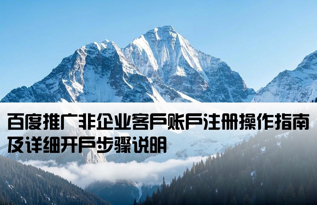 百度非企戶開戶流程