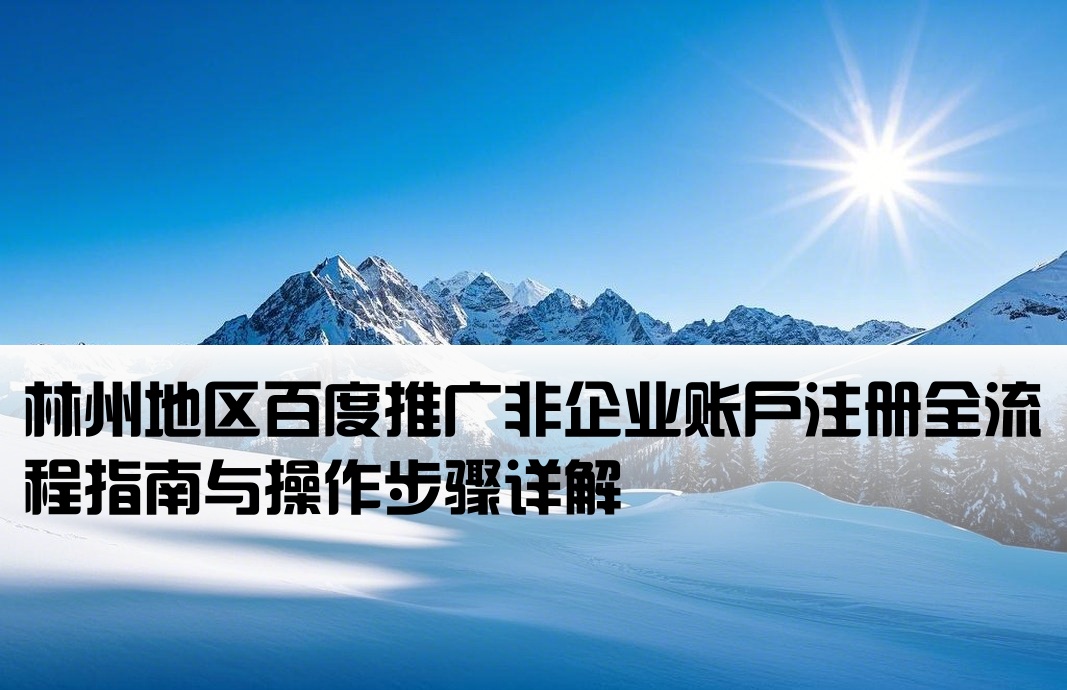 林州百度非企開戶流程
