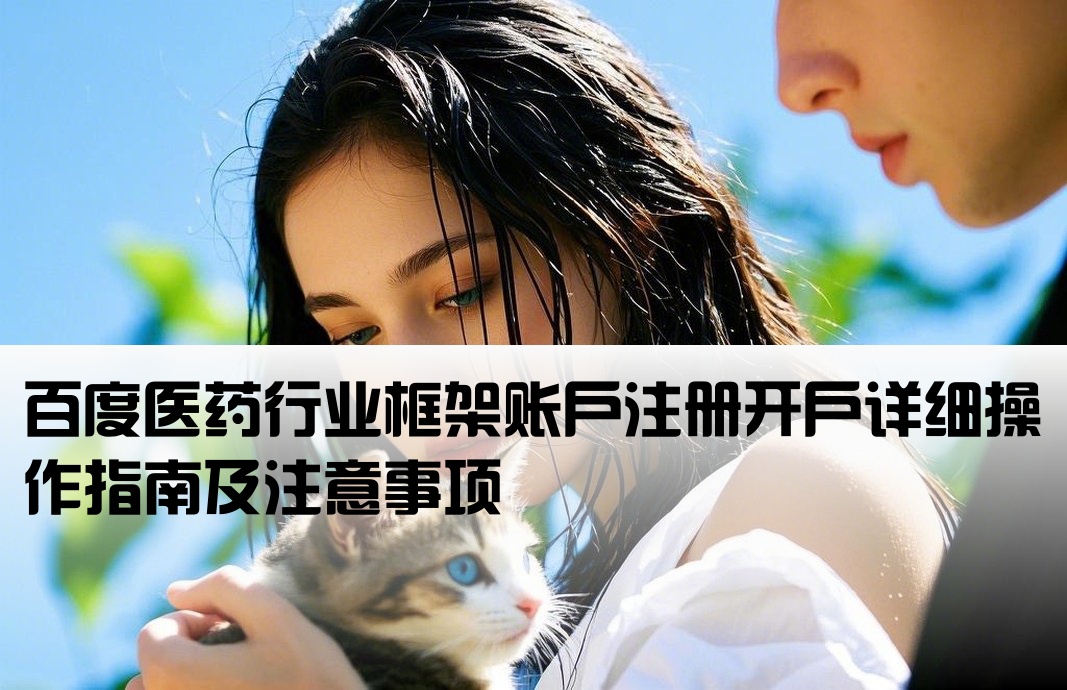 百度醫藥框架戶開戶流程