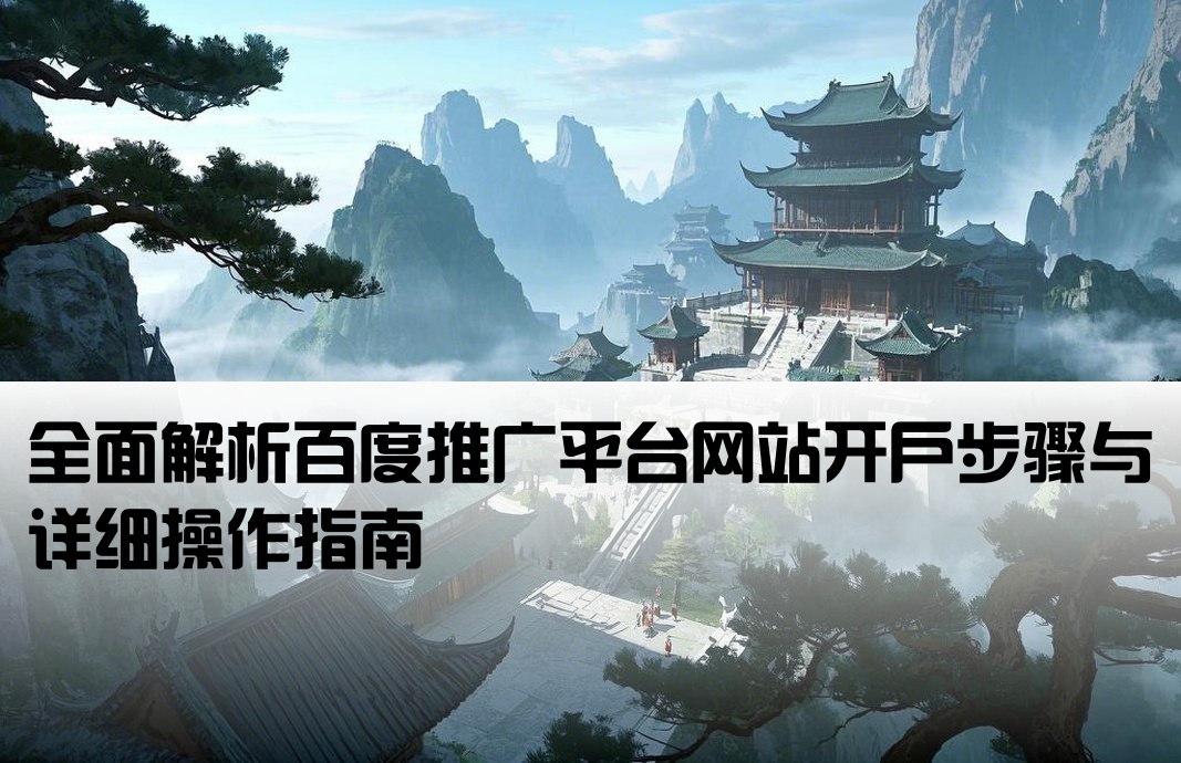 百度推廣網站開戶流程