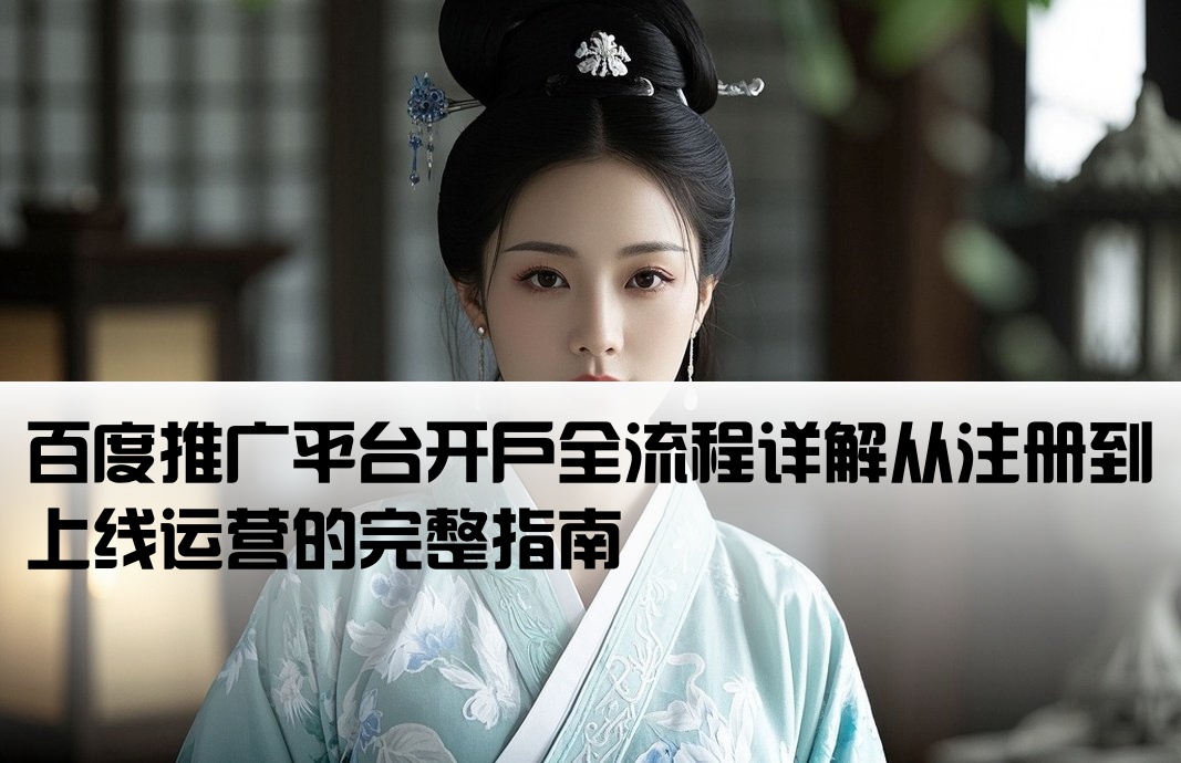 百度推廣開戶申請流程