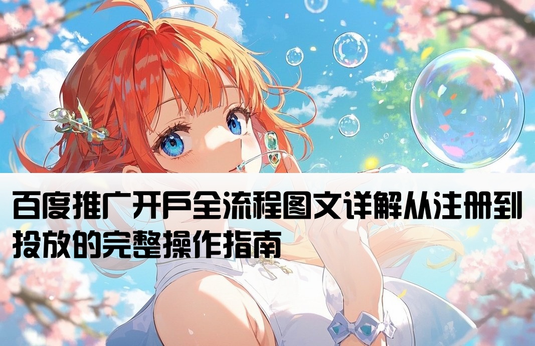 百度推廣開戶流程圖解