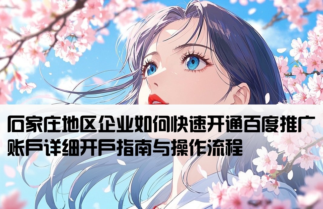 石家莊百度推廣開戶流程