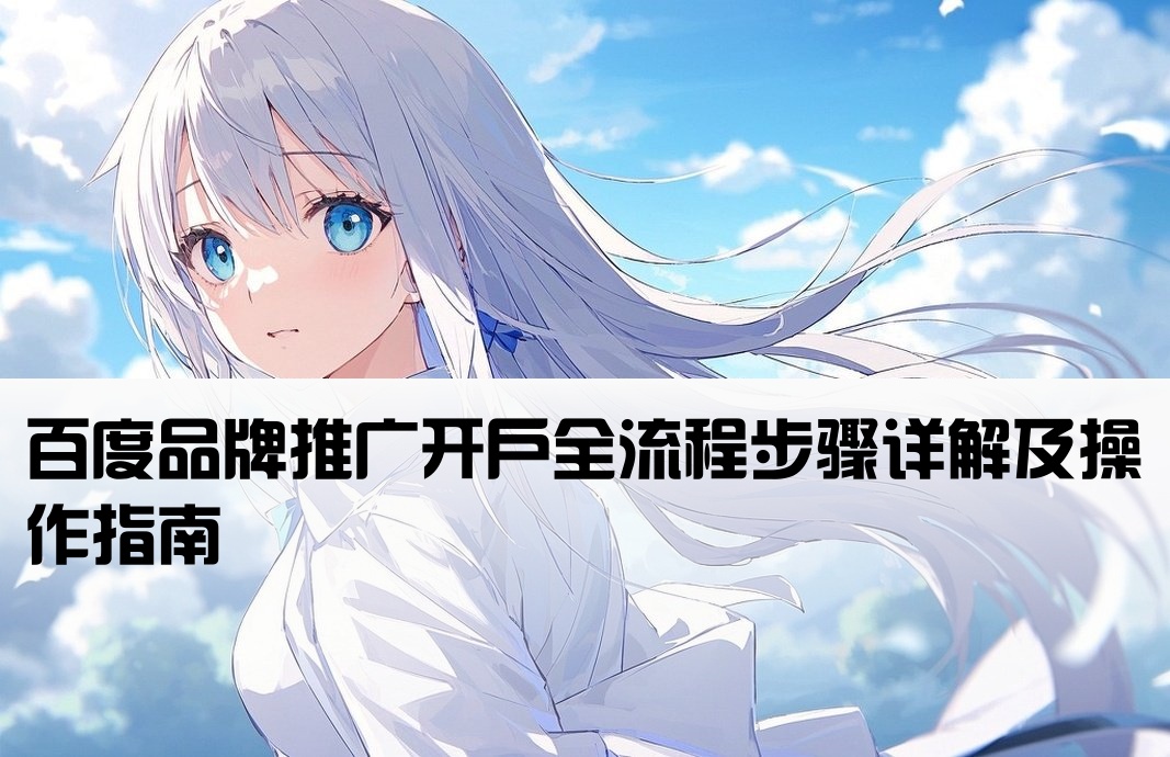 百度品牌推廣開(kāi)戶流程圖