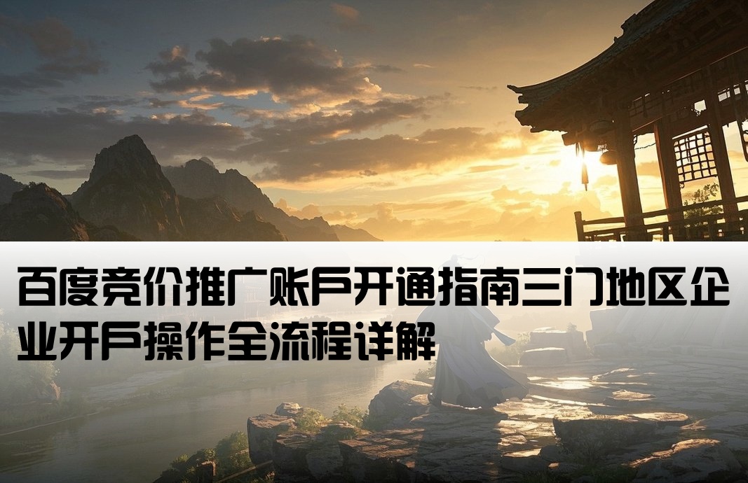 三門百度競價開戶流程