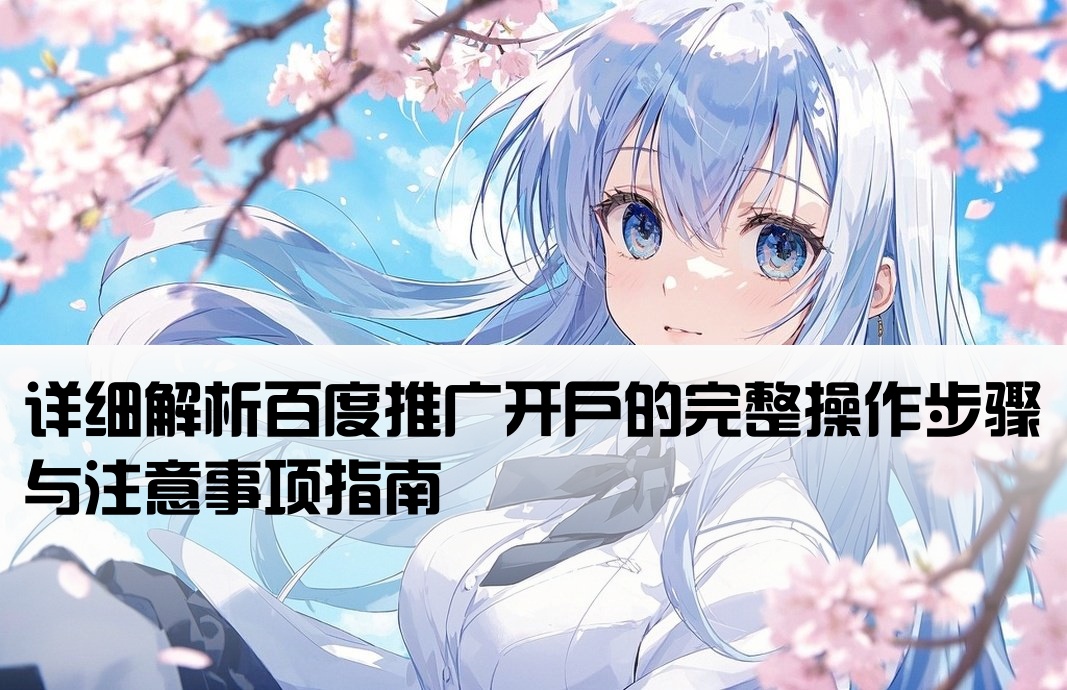百度推廣開戶流程怎么寫