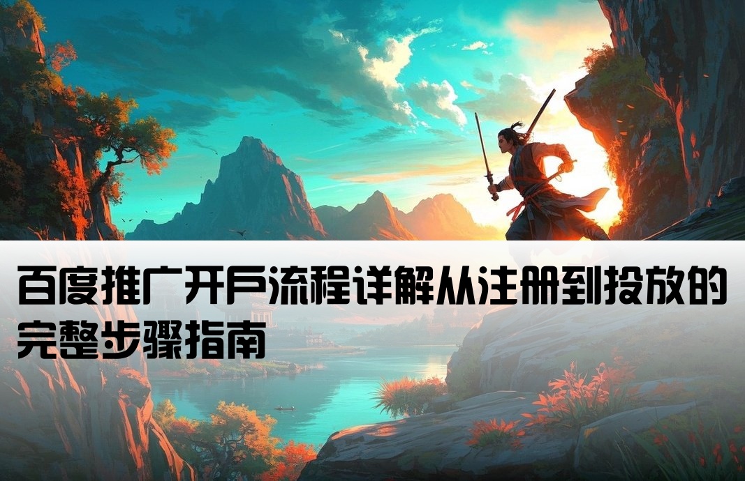 百度推廣如何開戶流程圖