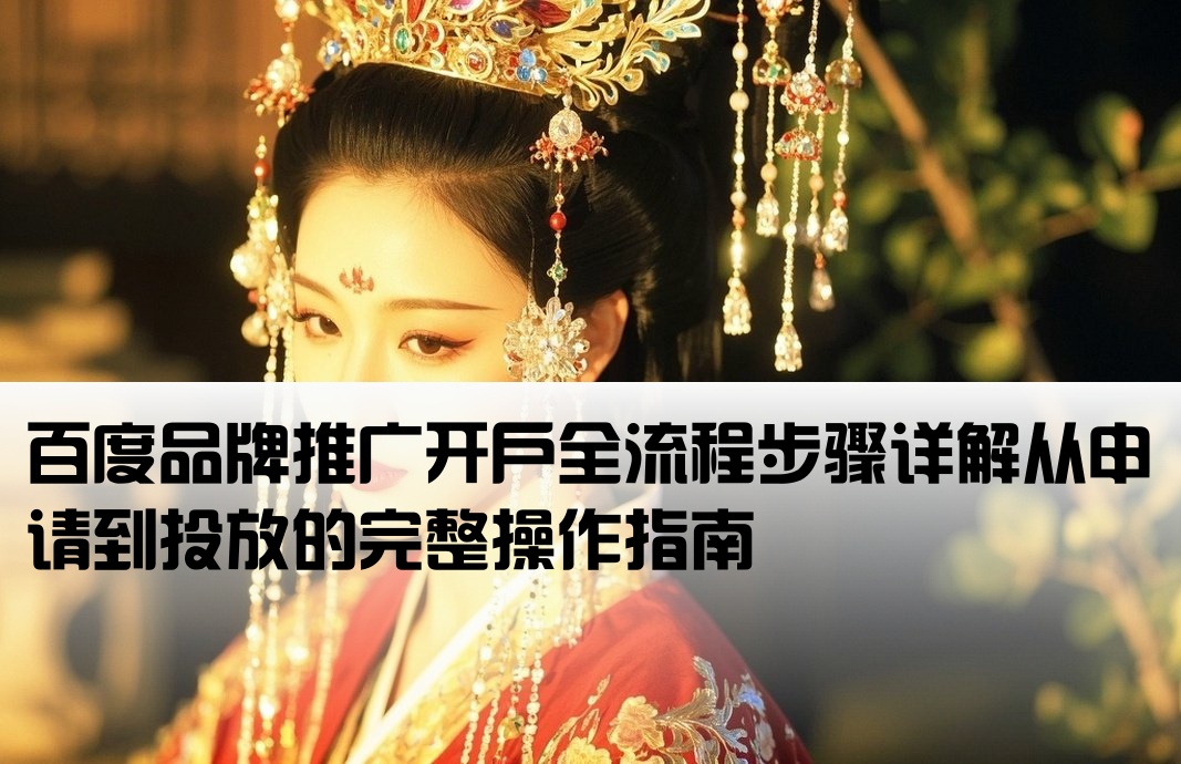 百度品牌推廣開戶流程圖