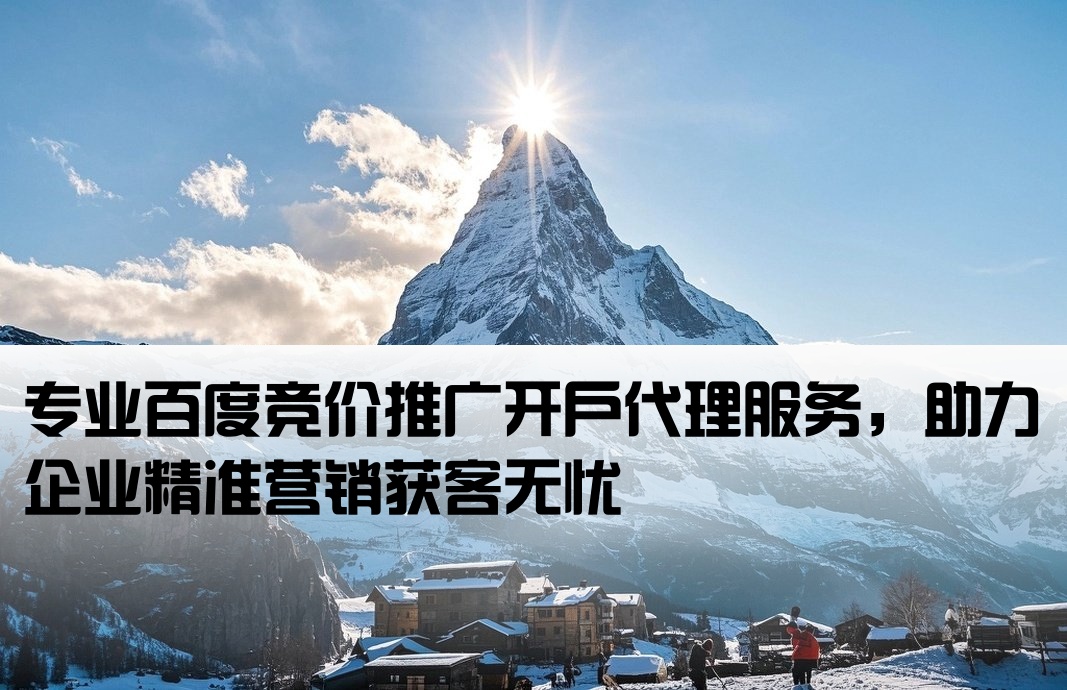 百度競價推廣開戶代理