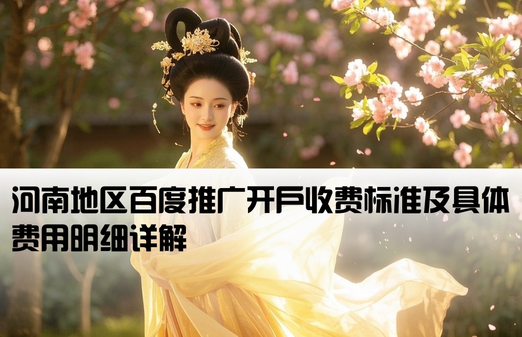 河南百度推廣開戶費用