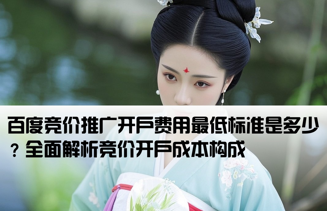 百度競價最低多少開戶
