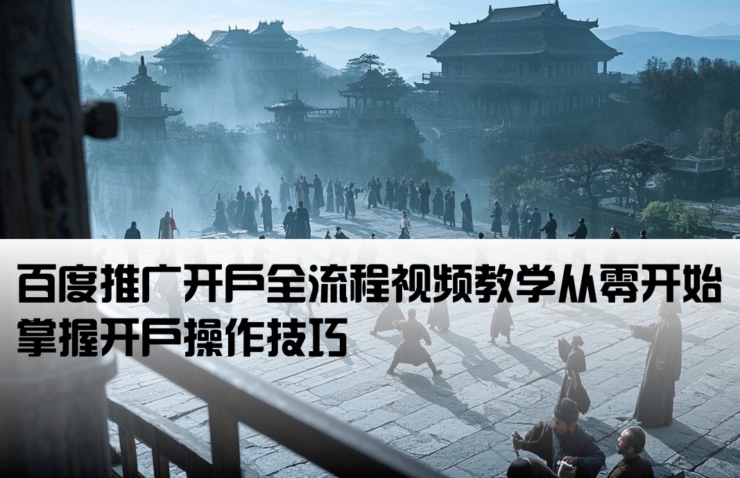 百度推廣開戶視頻教程