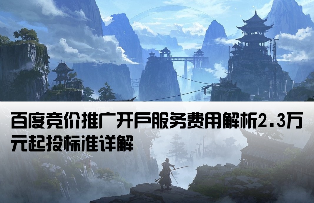 百度競價2萬3開戶費用