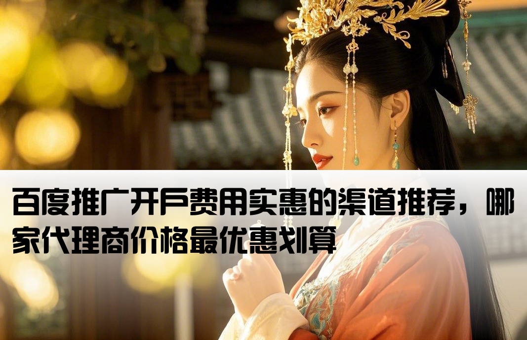 哪里百度推廣開戶便宜