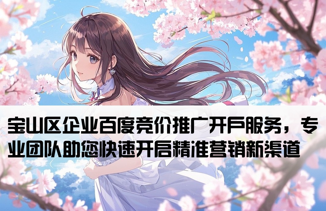 寶山百度競價(jià)推廣開戶