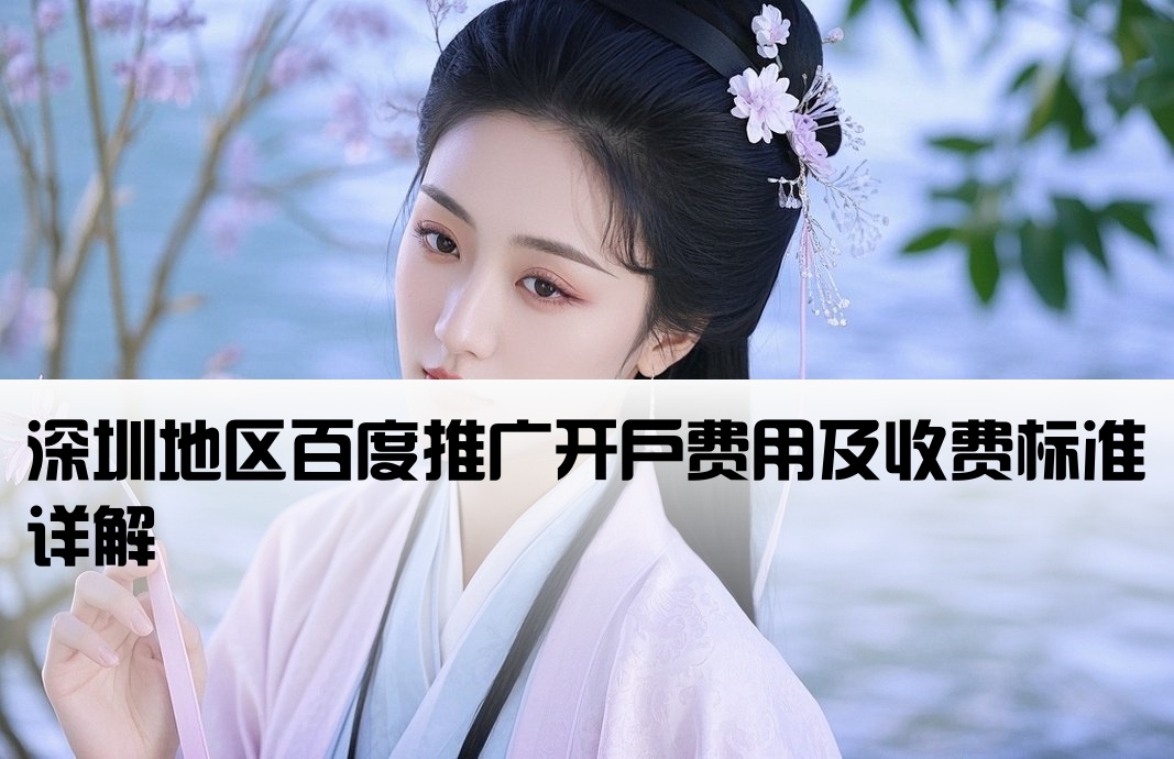 百度推廣深圳開戶多少錢