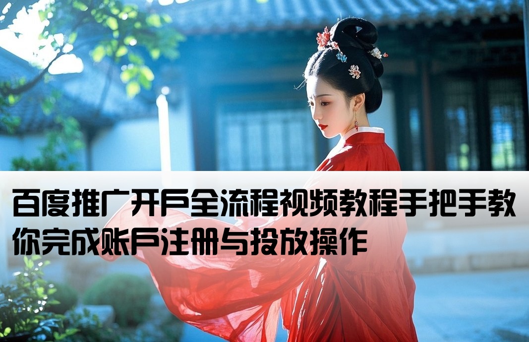 百度推廣怎么開戶過程視頻