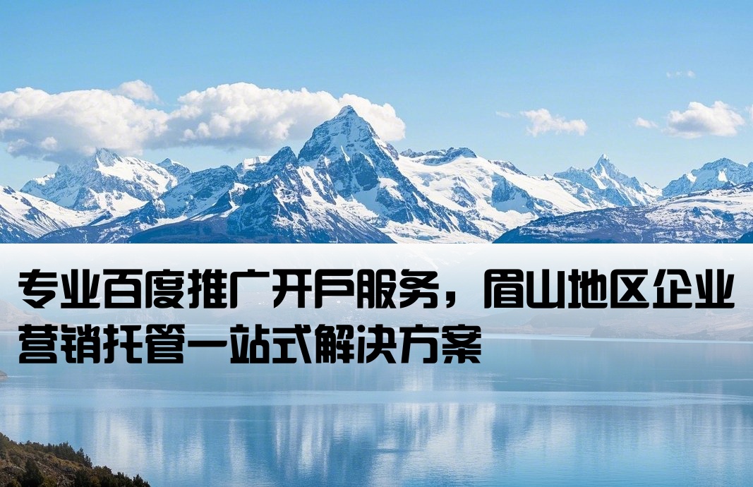眉山百度托管開戶