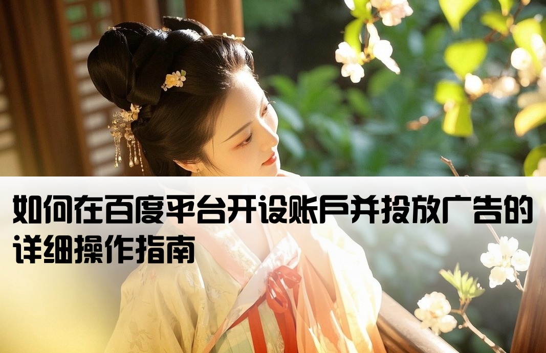 百度怎么開戶投放廣告
