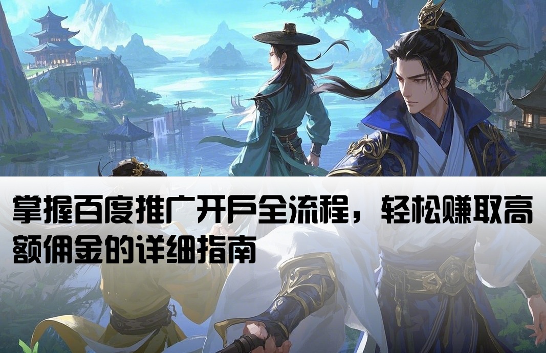 百度推廣如何開戶賺傭金