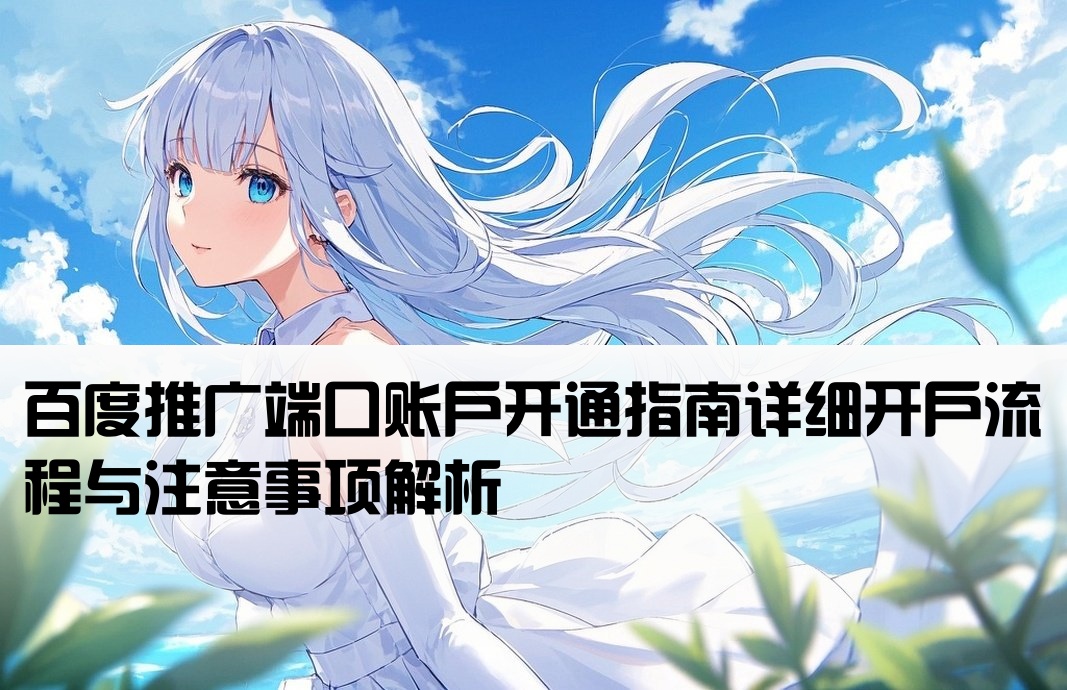 百度端口戶 開戶