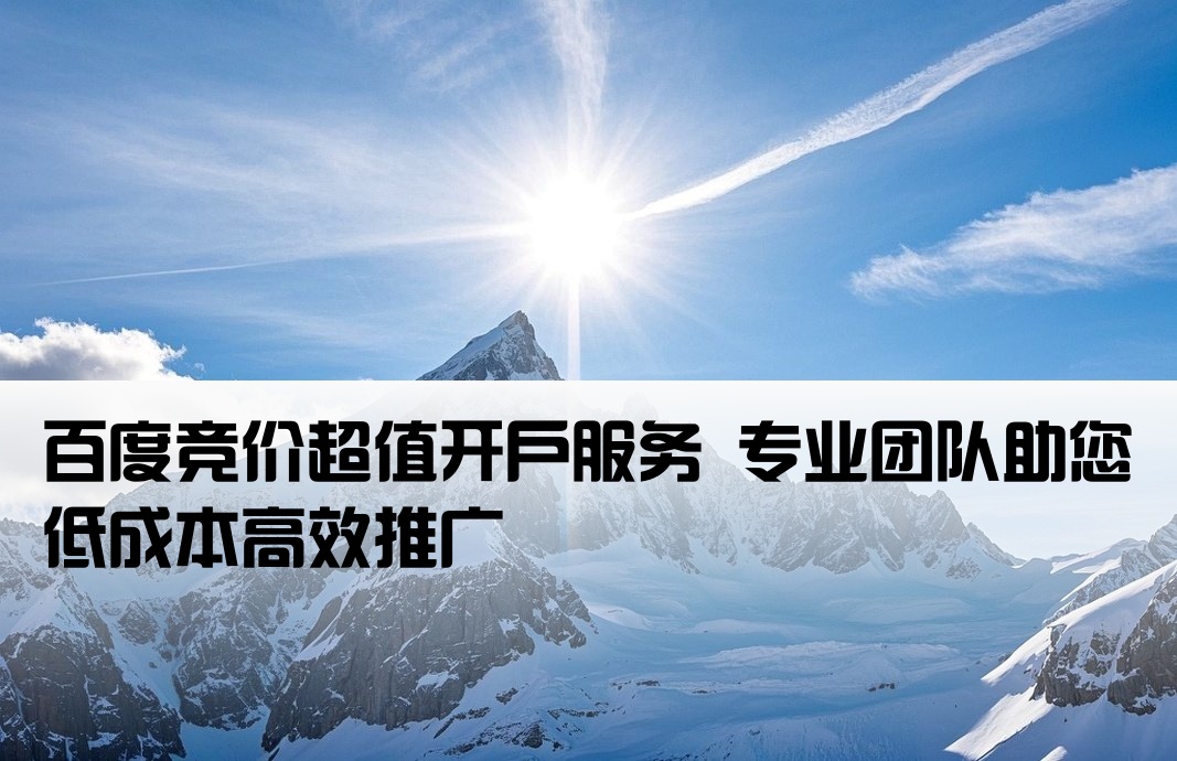 百度競價 低價開戶