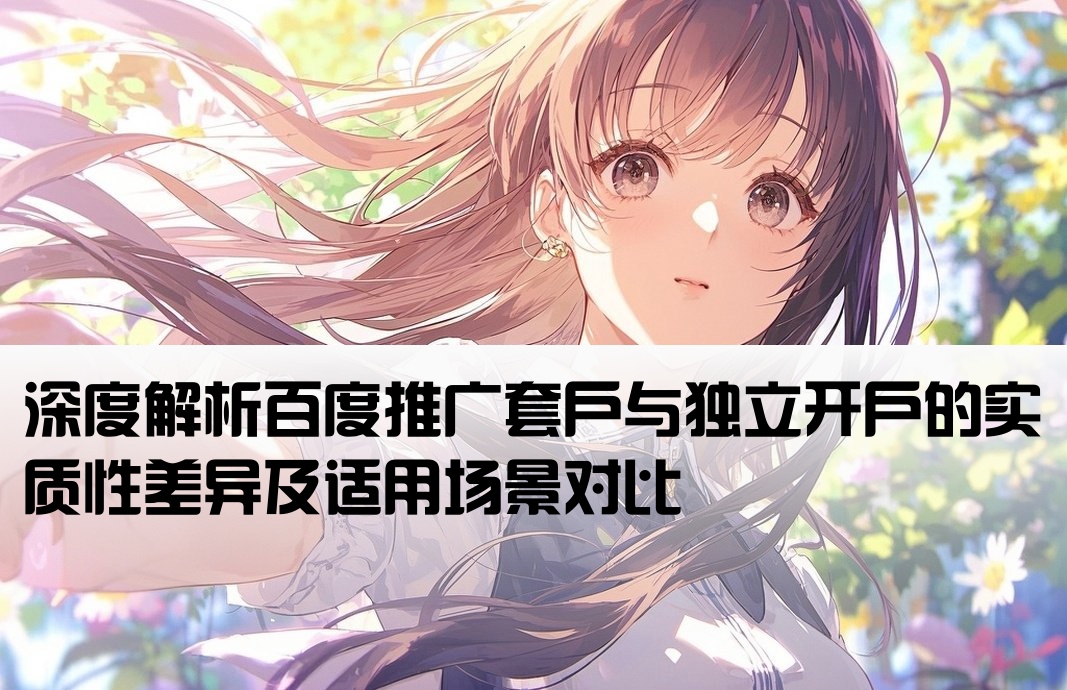 百度推廣套戶和開戶區別