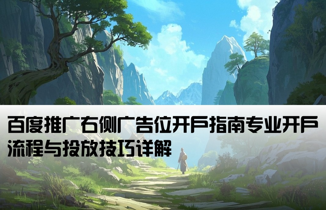 百度右側廣告開戶