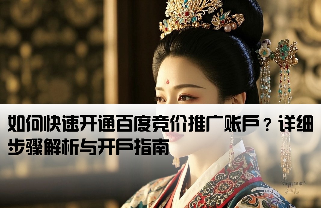 怎么開戶百度付費推廣平臺