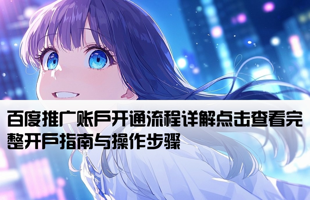 百度推廣開戶點擊查看