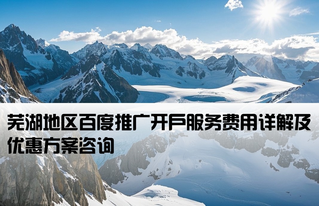蕪湖百度推廣開戶費用