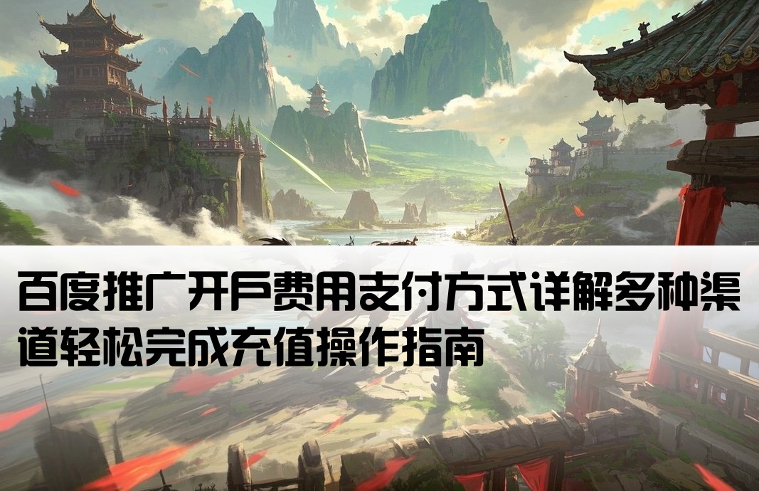 百度推廣開戶金怎么支付