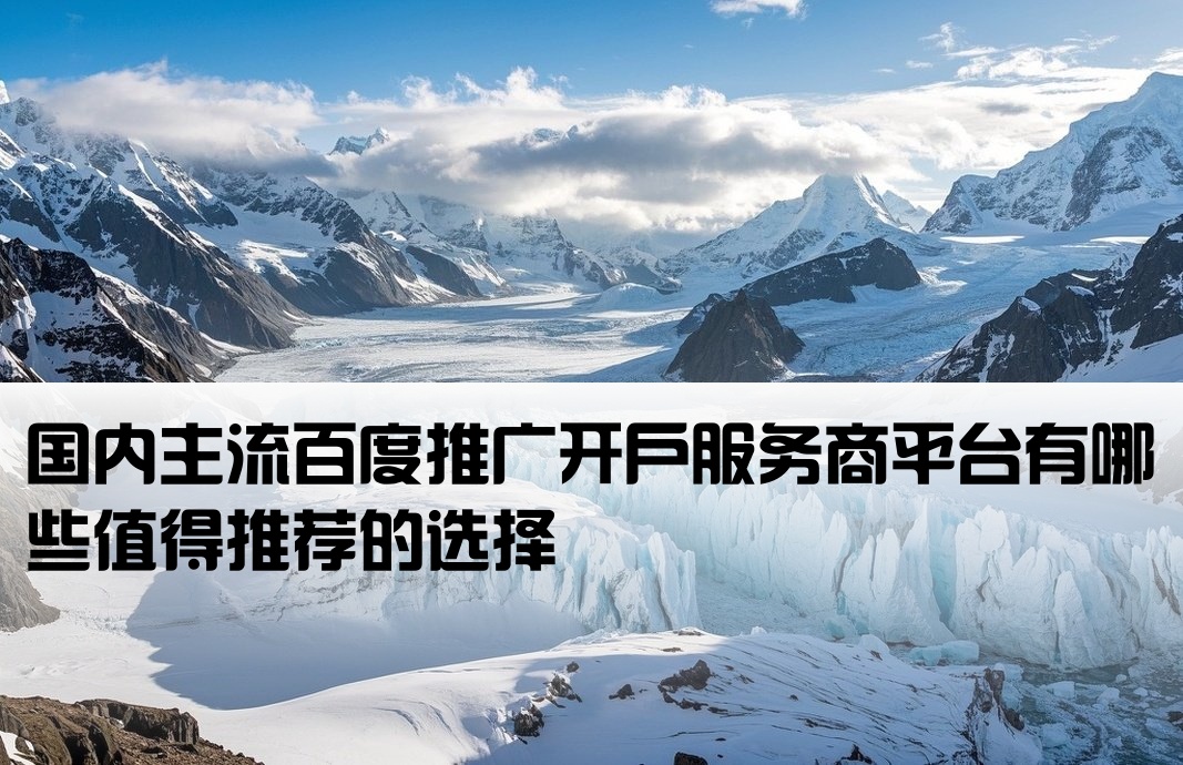 百度推廣開戶公司有哪些平臺