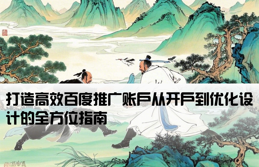 百度推廣開戶設計