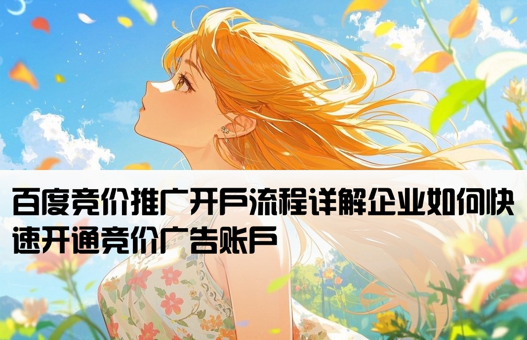 百度競價推廣要開戶嗎