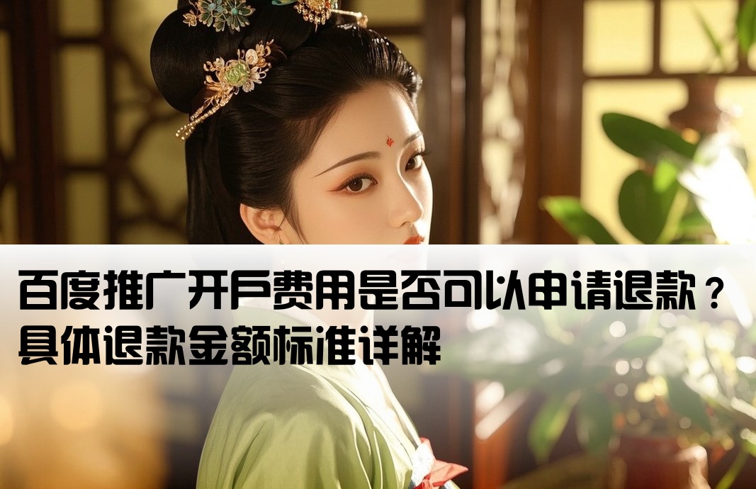 百度推廣開戶費可以退嗎多少錢