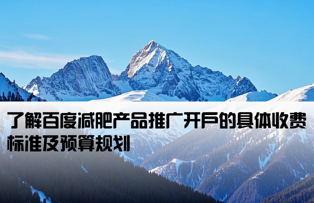 百度減肥開(kāi)戶費(fèi)用是多少