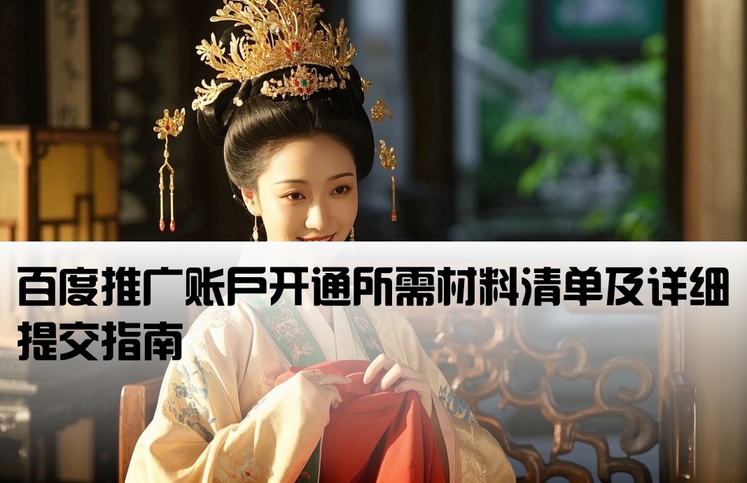 百度推廣開戶提交資料