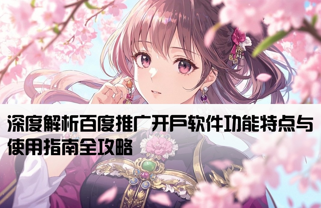 百度推廣開戶軟件是什么