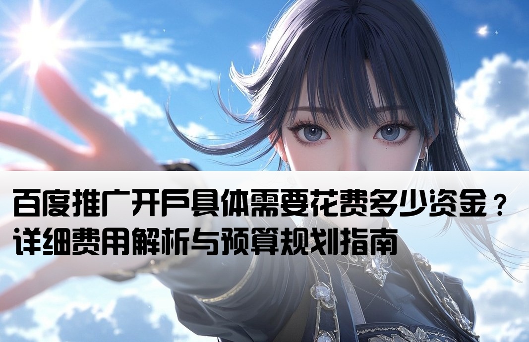 百度推廣開戶費用多少錢
