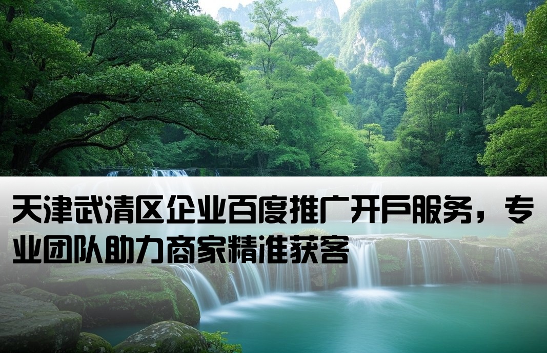 武清區百度推廣開戶