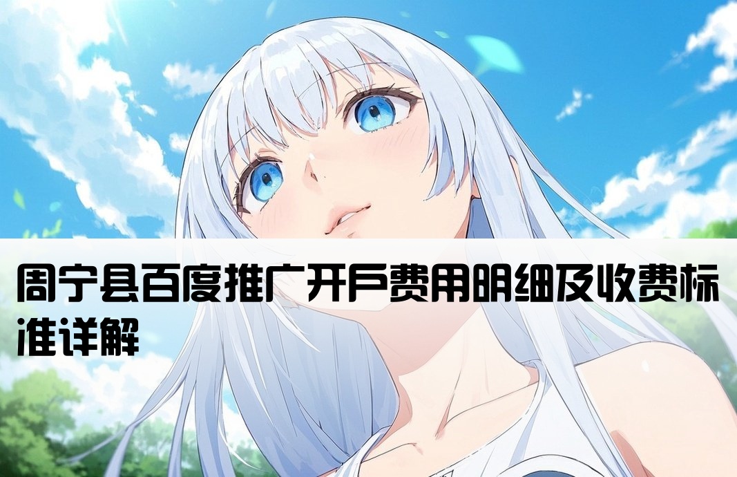 周寧縣百度推廣開戶收費