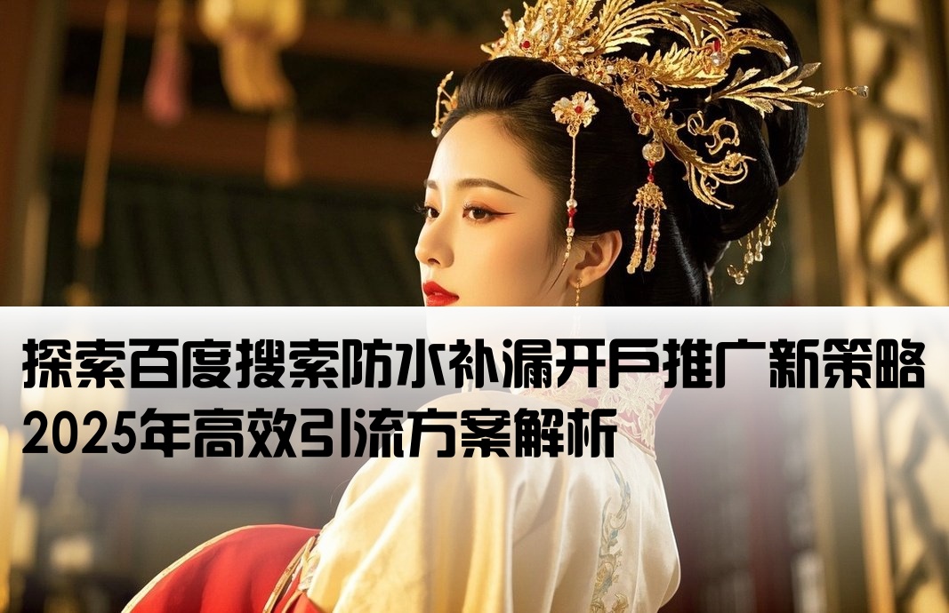 百度搜索防水補(bǔ)漏開戶推廣