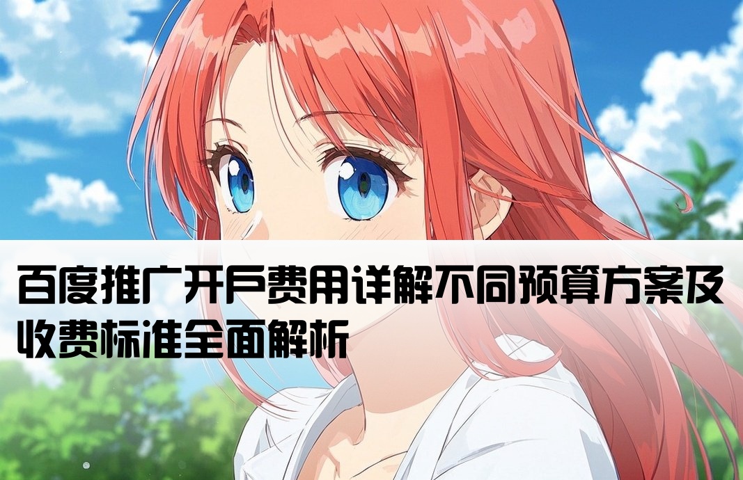百度推廣開戶要多少錢