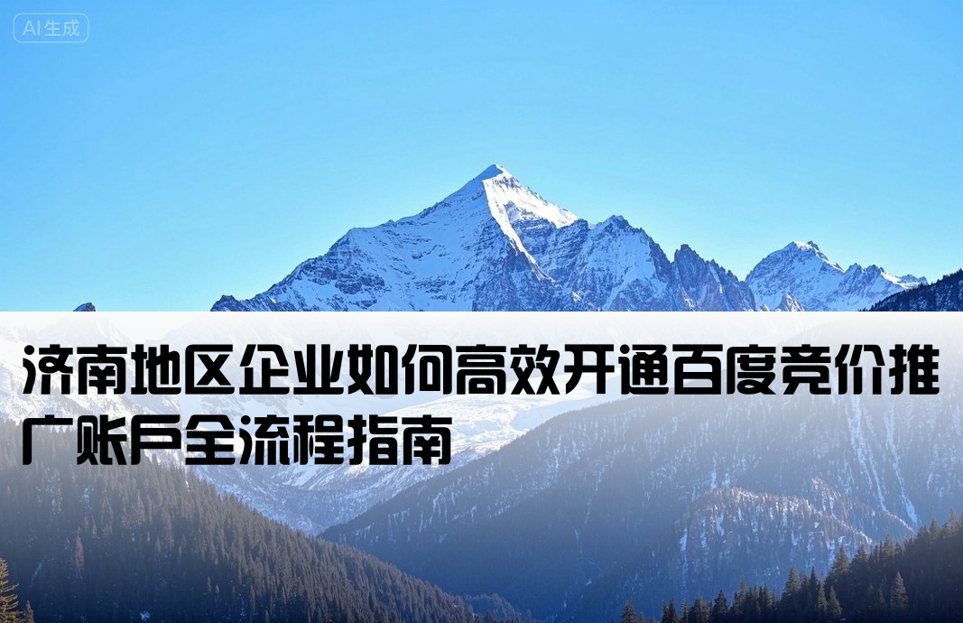 濟南百度競價怎么開戶