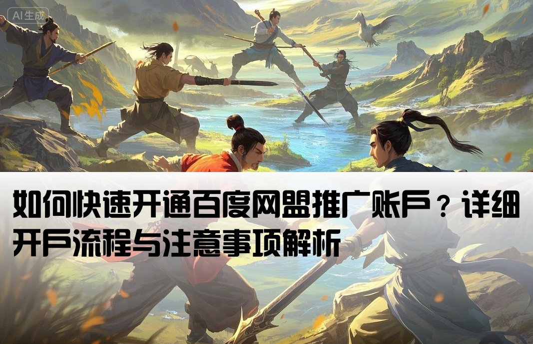 百度網(wǎng)盟推廣怎么開戶