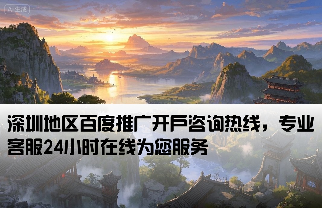 深圳百度推廣開戶電話