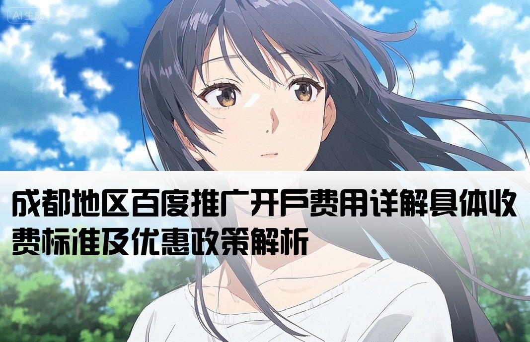 百度推廣成都開戶多少錢