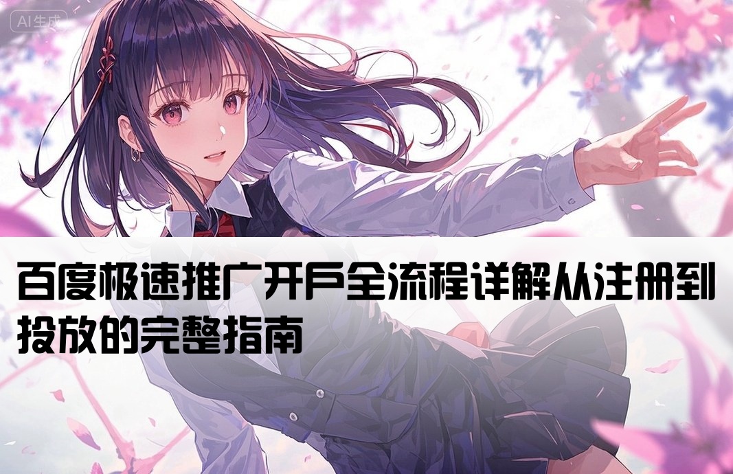 百度極速推廣怎么開(kāi)戶